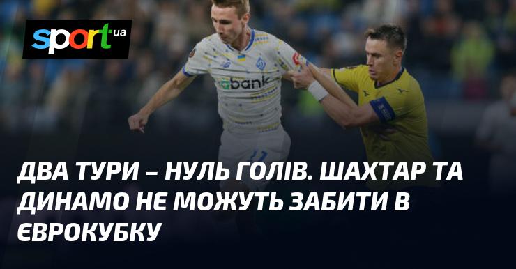 Два матчі - жодного гола. Шахтар і Динамо не здолали ворота суперників у єврокубкових поєдинках.