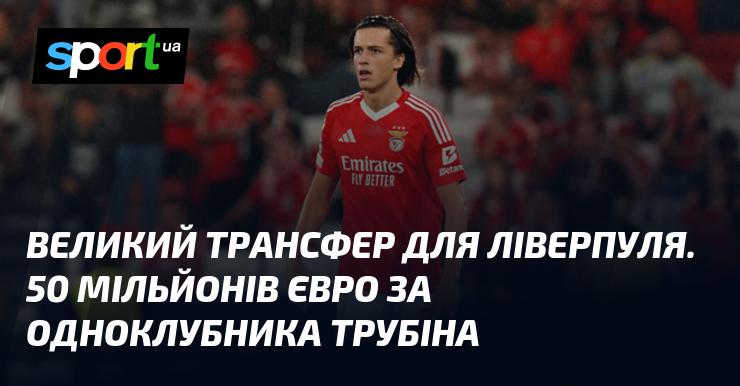 Вражаючий трансфер для Ліверпуля: клуб вклав 50 мільйонів євро у свого колегу по команді Трубіна.