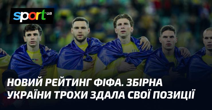 Оновлений рейтинг ФІФА: Збірна України дещо втратила свої позиції.